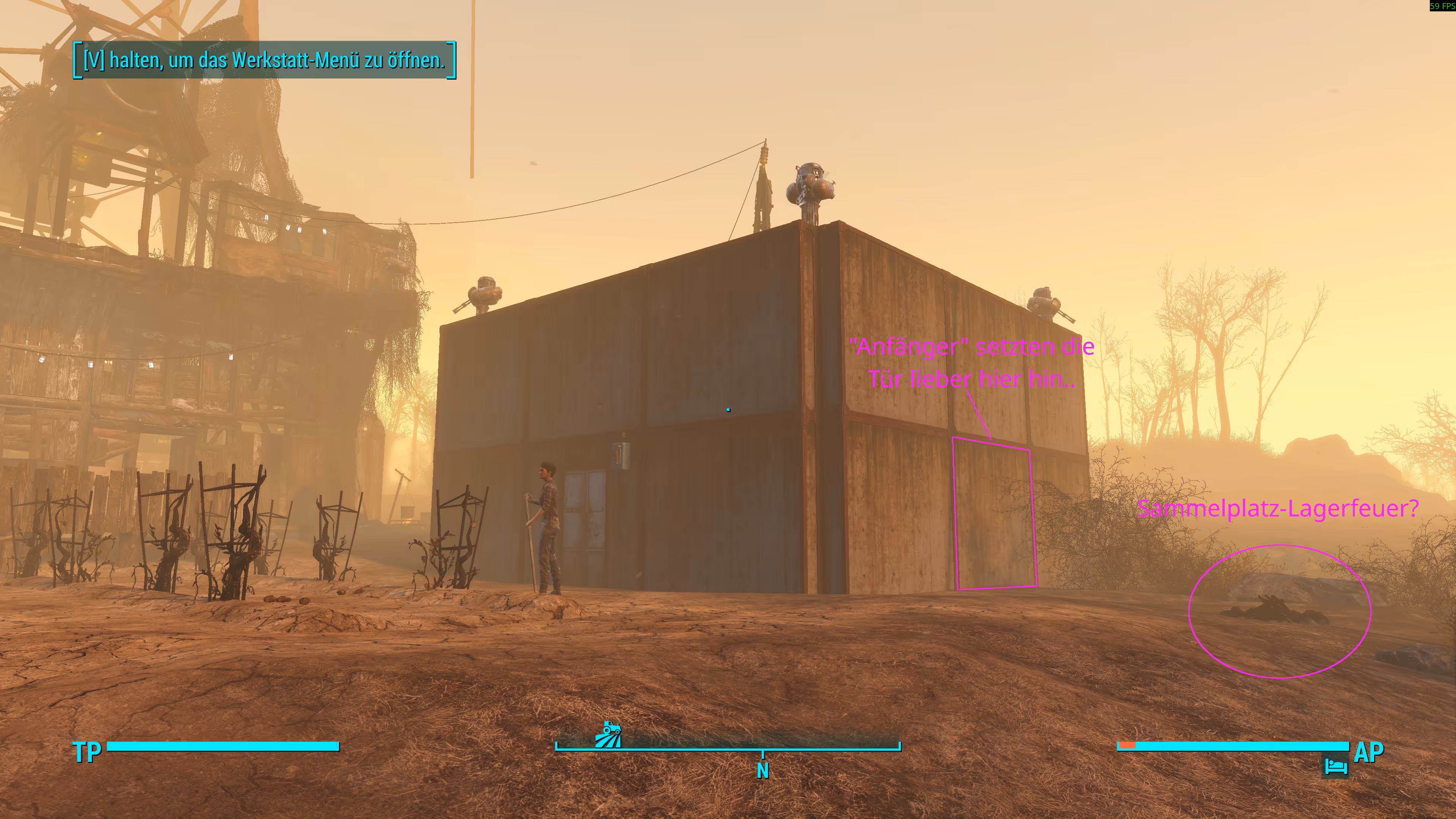 Abernathy Farm: Brahmingehege.. Bild: Abernathy Farm: Brahmingehege..