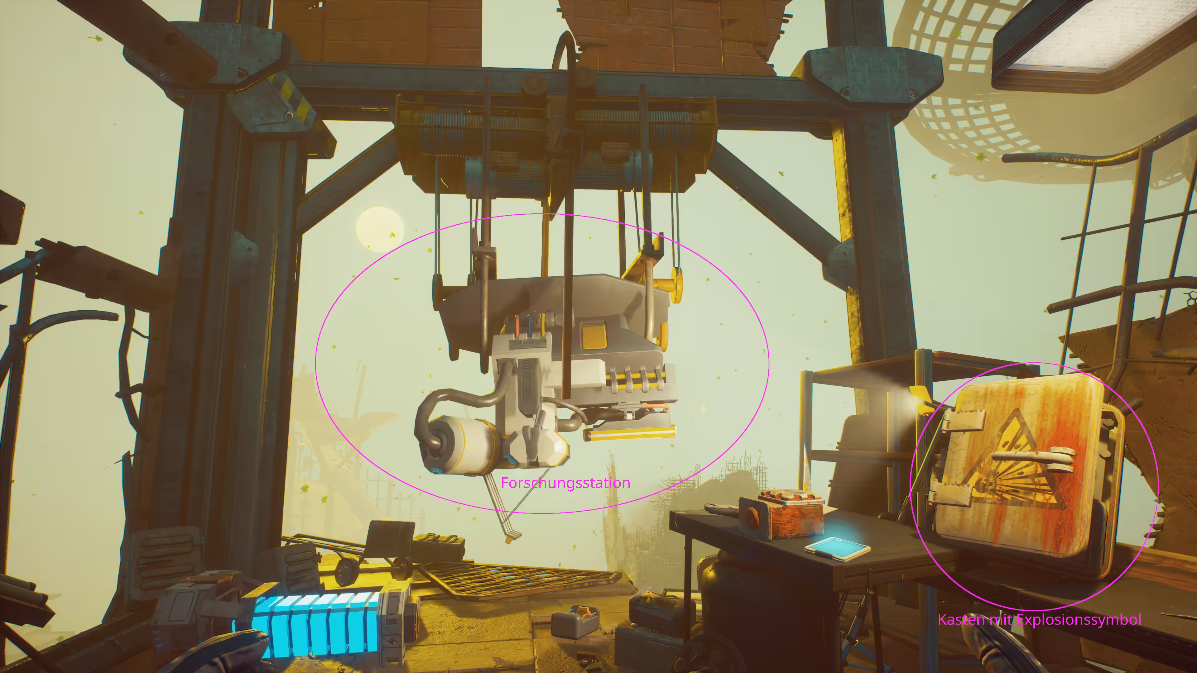 Die UNÜBERSEHBARE Forschungsstation.. Bild: Die UNÜBERSEHBARE Forschungsstation..