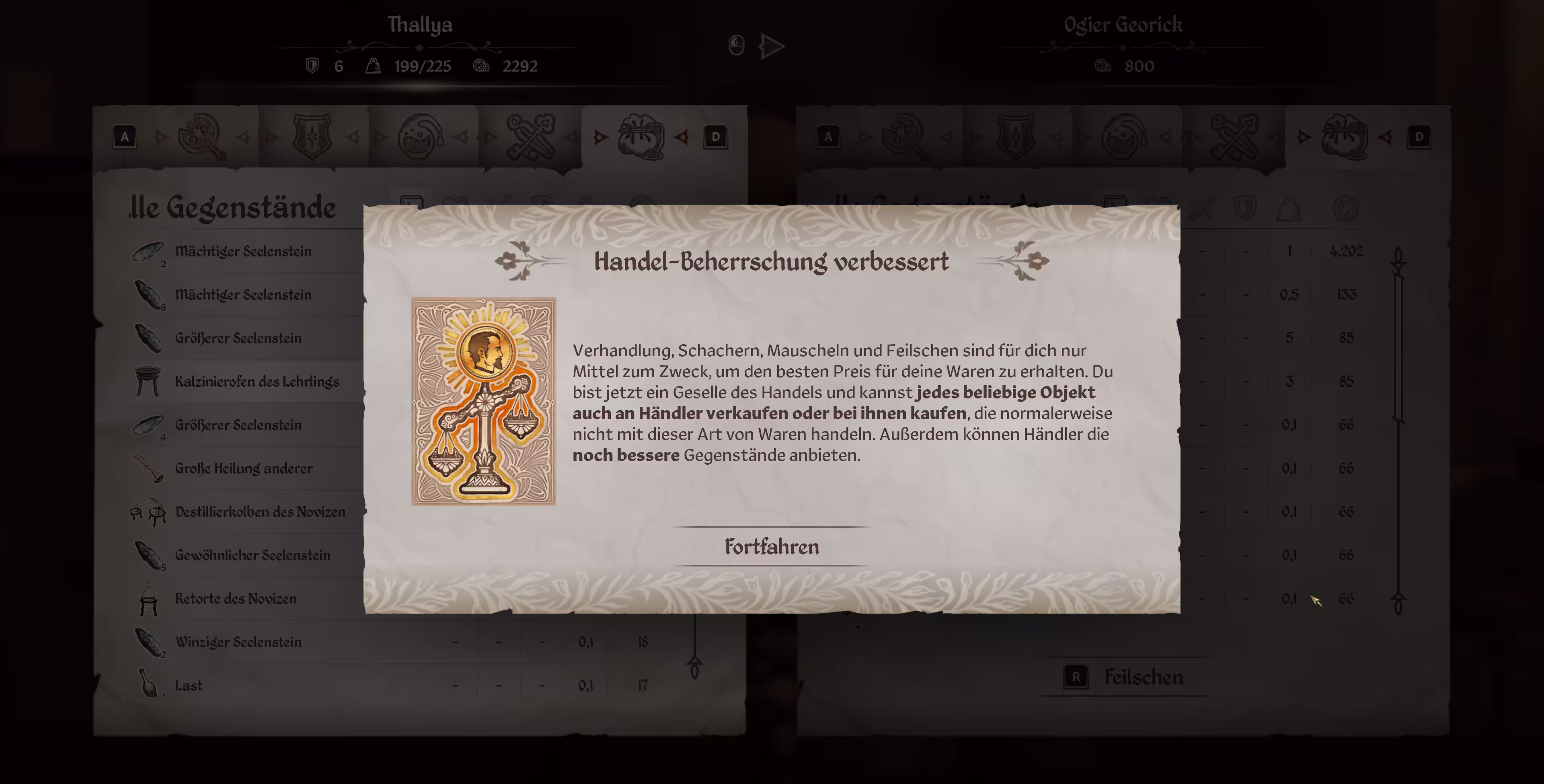 Der Handel mit Tränken hat interessante Nebenwirkungen! Bild: Der Handel mit Tränken hat interessante Nebenwirkungen!