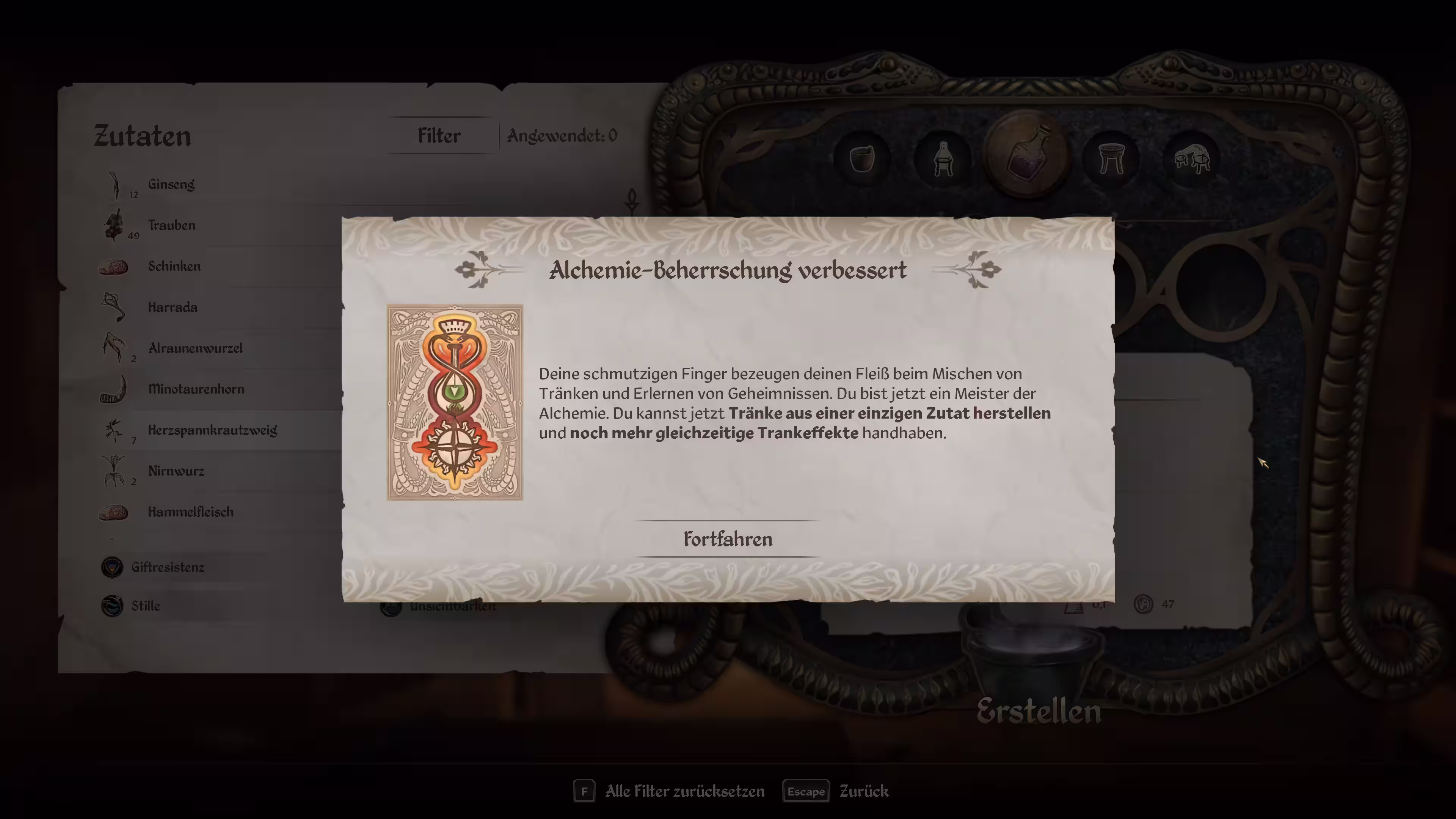 Der Zenit des Alchemisten: Meisterstufe!! Bild: Der Zenit des Alchemisten: Meisterstufe!!