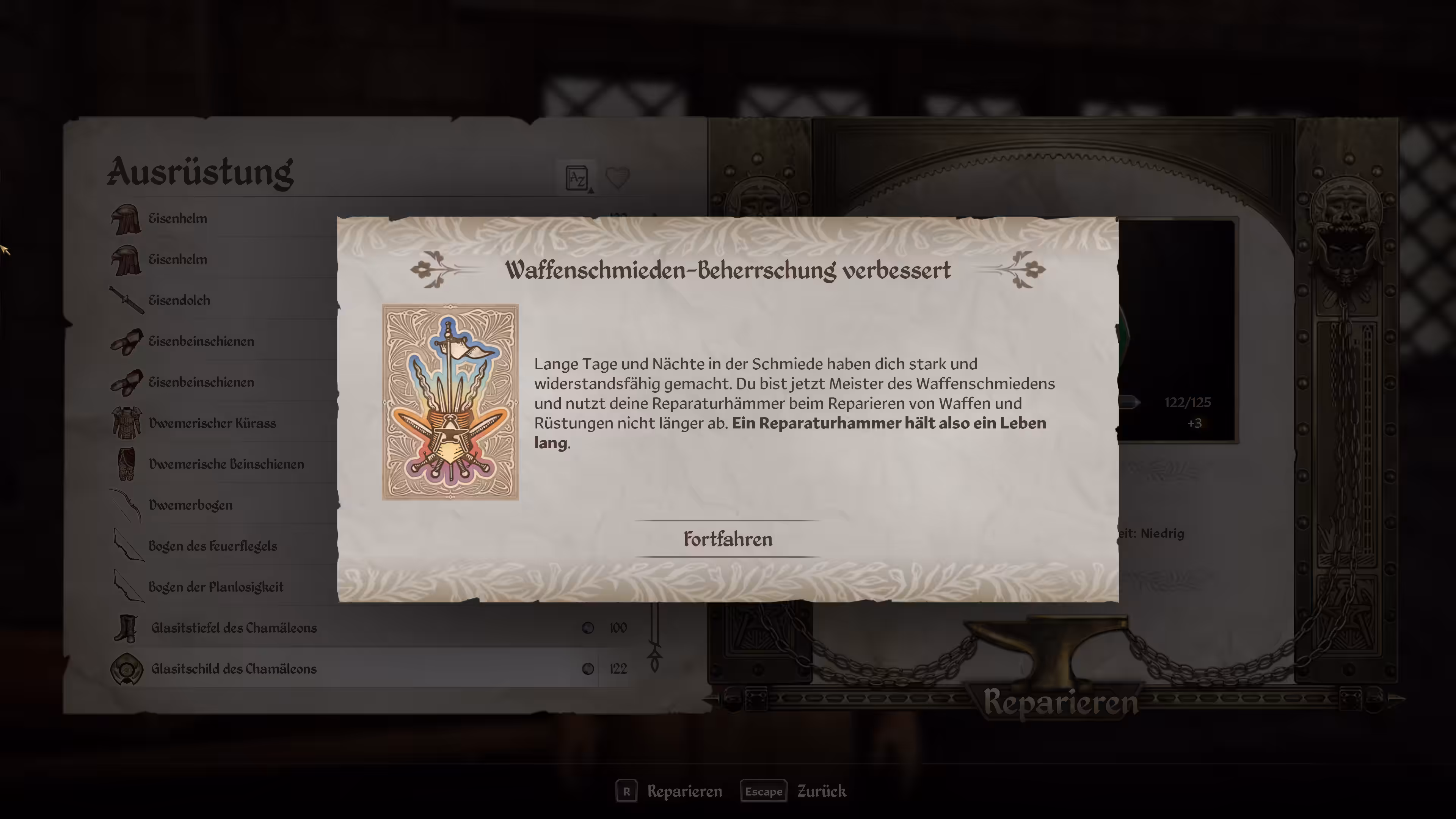 Meister des Waffenschmiedens!! Bild: Meister des Waffenschmiedens!!