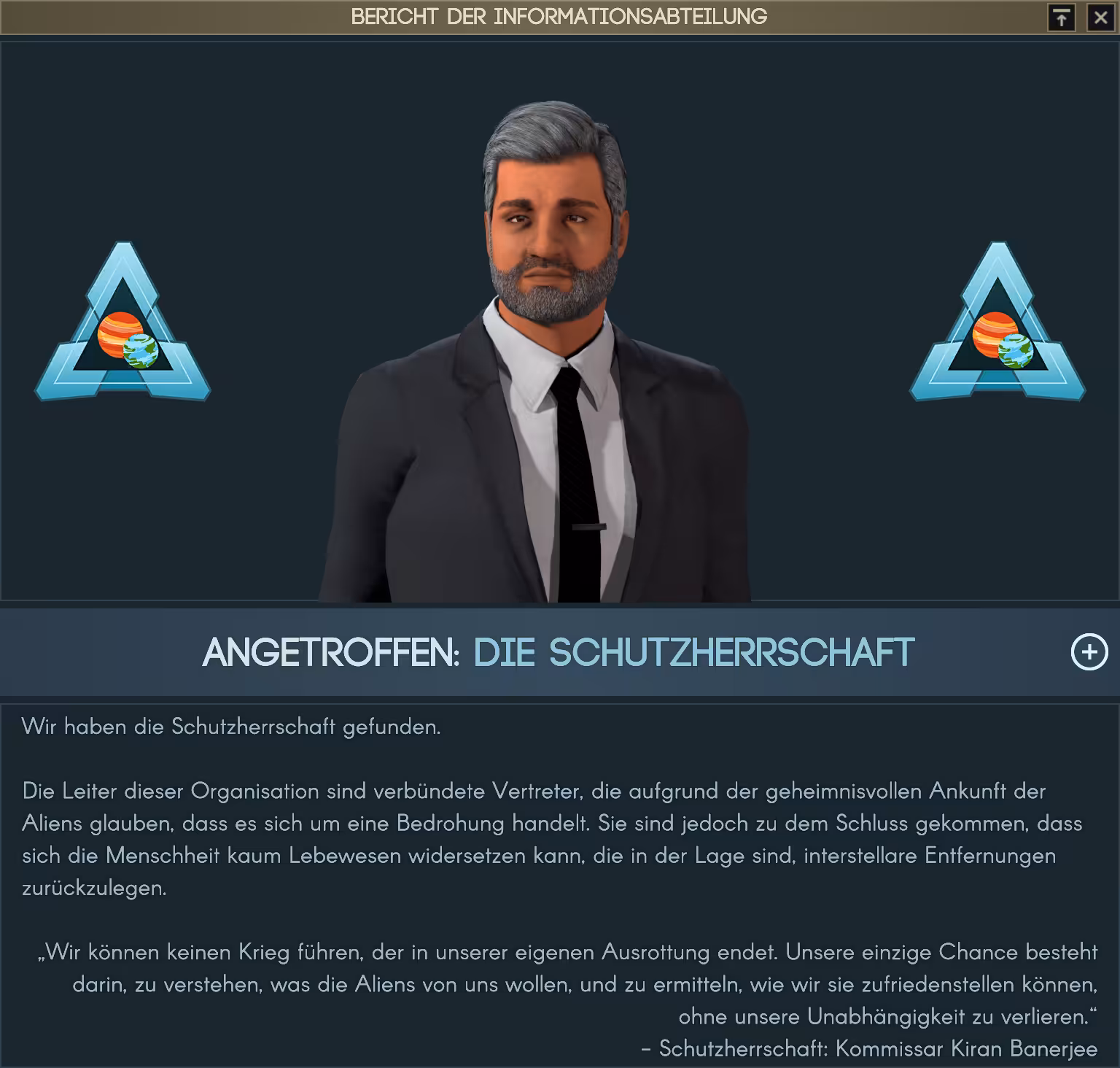 Angetroffen: Die Schutzherrschaft Bild: Angetroffen: Die Schutzherrschaft