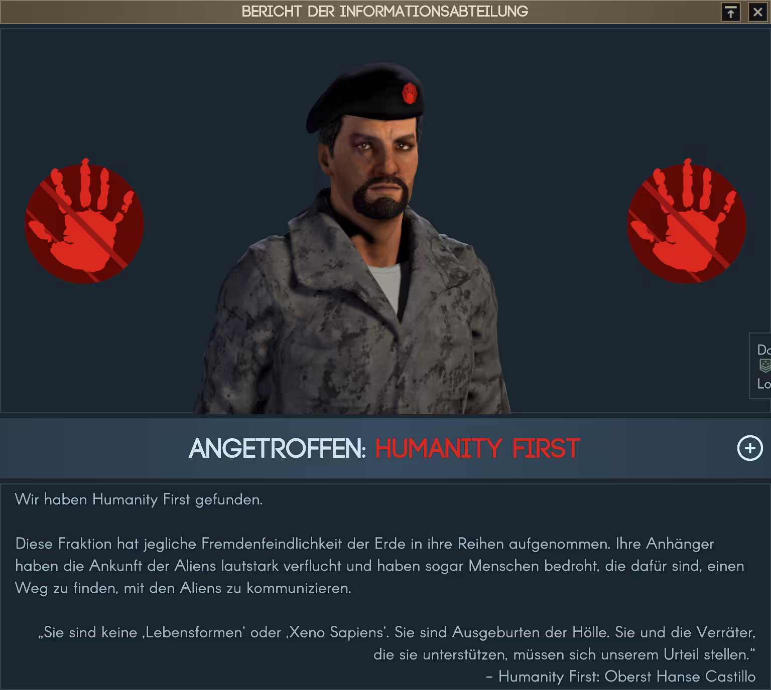 Angetroffen: Humanity First Bild: Angetroffen: Humanity First