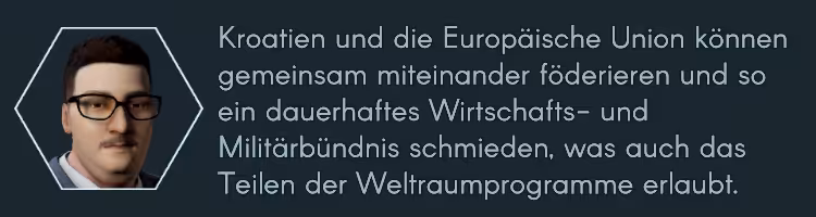 Föderieren=Einer Union beitreten Bild: Föderieren=Einer Union beitreten