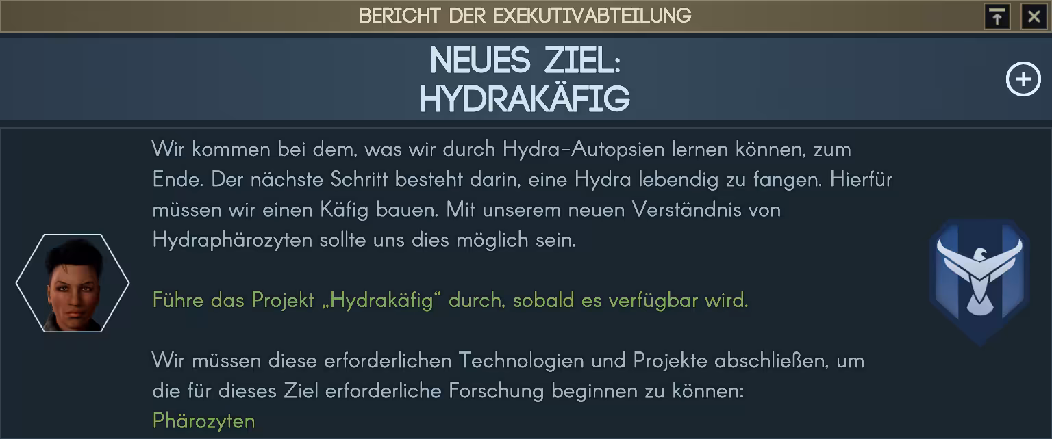 Neues Ziel: Hydrakäfig Bild: Neues Ziel: Hydrakäfig