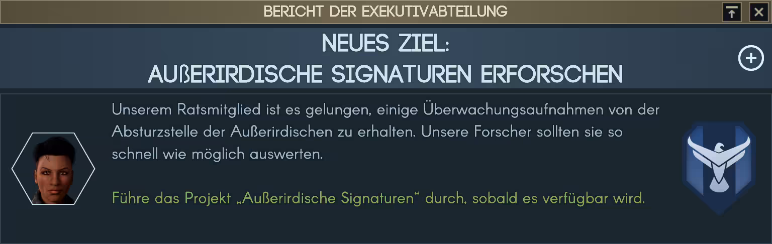 Neues Ziel: Außerirdische Signaturen erforschen Bild: Neues Ziel: Außerirdische Signaturen erforschen
