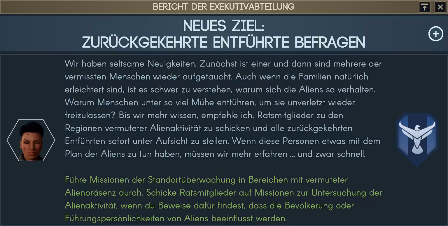 Neues Ziel: Entführte befragen Bild: Neues Ziel: Entführte befragen
