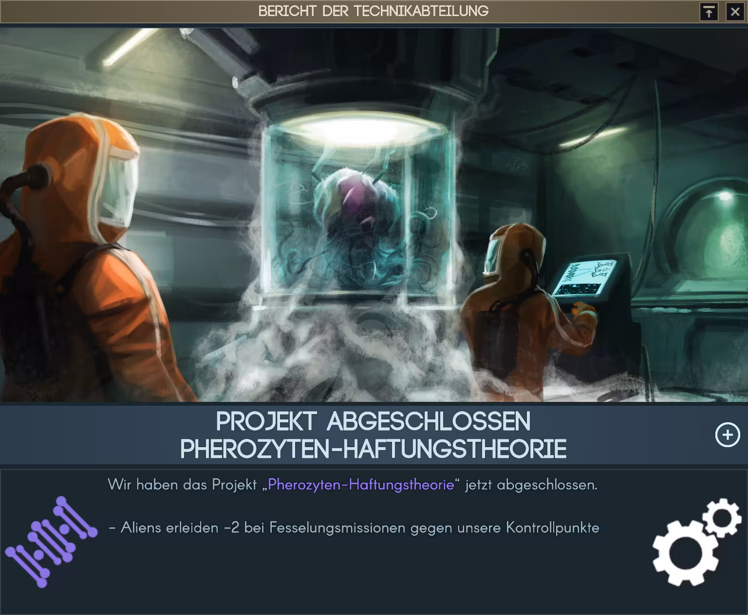 Projekt abgeschlossen: Pherozyten-Haftungstheorie Bild: Projekt abgeschlossen: Pherozyten-Haftungstheorie