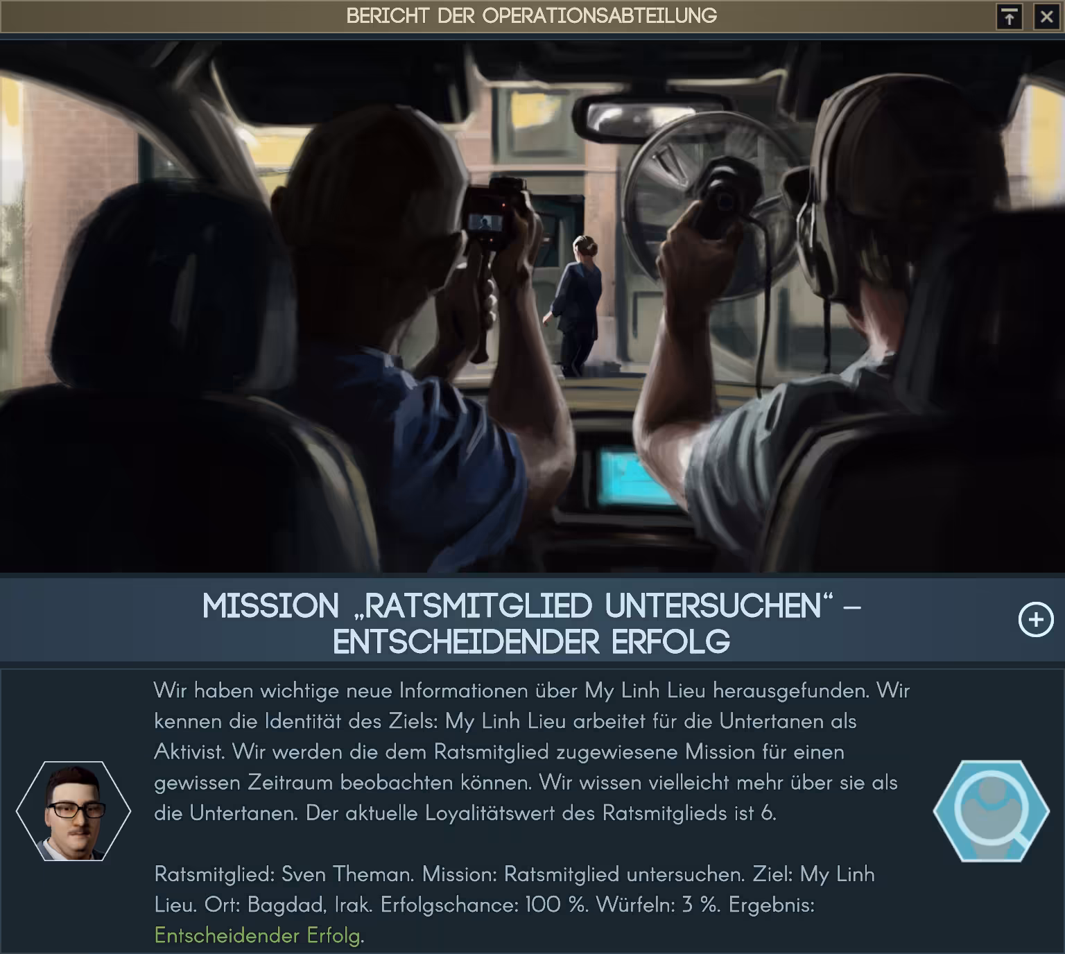 Ratsmitglied Untersuchen: Entscheidender Erfolg Bild: Ratsmitglied Untersuchen: Entscheidender Erfolg