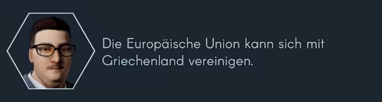 Vereinigung: die kleine Nation geht in der (Unions-)Führungsnation auf Bild: Vereinigung: die kleine Nation geht in der (Unions-)Führungsnation auf